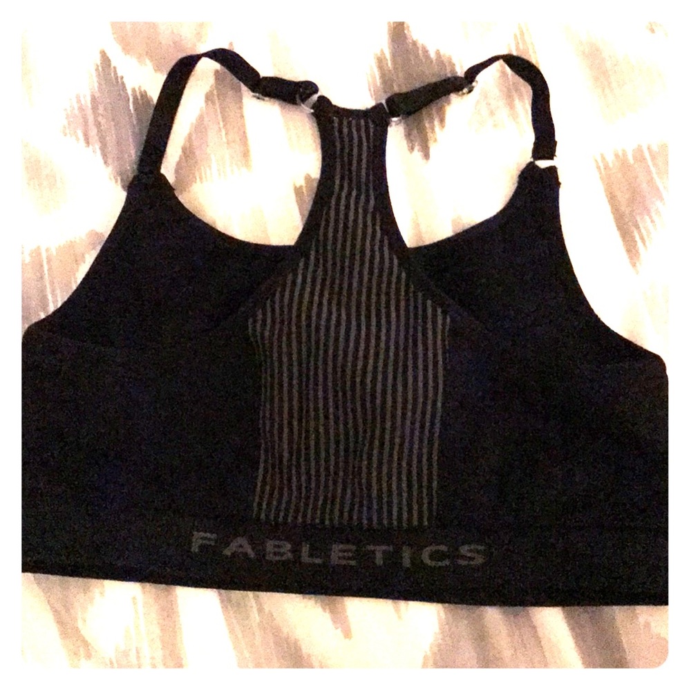 Fabletics Black Sports Bra